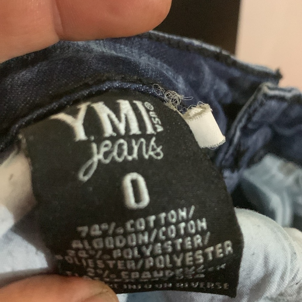 Y2K Acid Washed Bleached Denim Jeans Size 0 Juniors Women’s Retro Fit - Picture 11 of 17